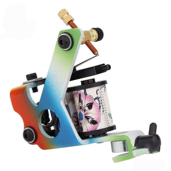 Planet Gates Beginner Tattoo Kit High Quality 8 Wrap Coils Tattoo Gun Machines Grips Needles Tips Power Supply Tatu Tattoo Supplies