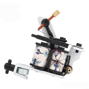 Planet Gates Beginner Tattoo Kit High Quality 8 Wrap Coils Tattoo Gun Machines Grips Needles Tips Power Supply Tatu Tattoo Supplies