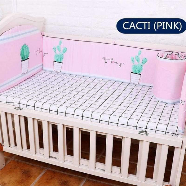 Planet Gates bei ji xiong A Bedding Sets For Baby 5 pcs/set Thickening Baby Bed Bumper Protector Baby Bedding Set Includes Bed Sheet Cotton Bumper