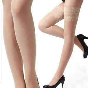 Planet Gates beige 10 Pairs Thigh High Stocking Women Summer Over The knee Socks Sexy girl Femme Hosiery Nylon Lace Style Stay Up Stockings