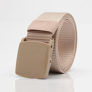 Fashion Belt Canvas Casual Wild Woven Belt Canvas Belt Men And Women Belt Youth Without Metal Automatic Buckle Student