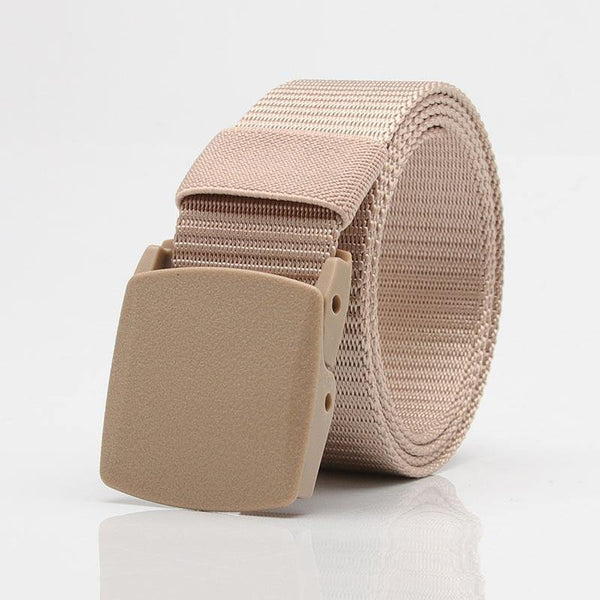 Fashion Belt Canvas Casual Wild Woven Belt Canvas Belt Men And Women Belt Youth Without Metal Automatic Buckle Student