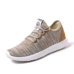Planet Gates beige / 11 Men Mesh breathable Shoes 2018 Fashion Men Vulcanized Shoes Lace-up Casual Shoes Men Sneakers