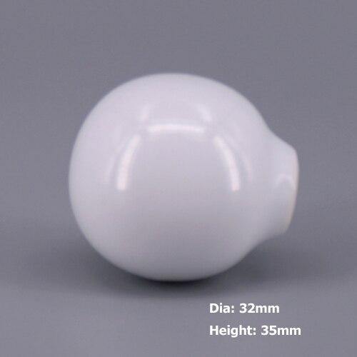 1x Classic White  Porcelain/Ceramic Drawer Pull Knob Cabinet Cupboard Door Handle Knob