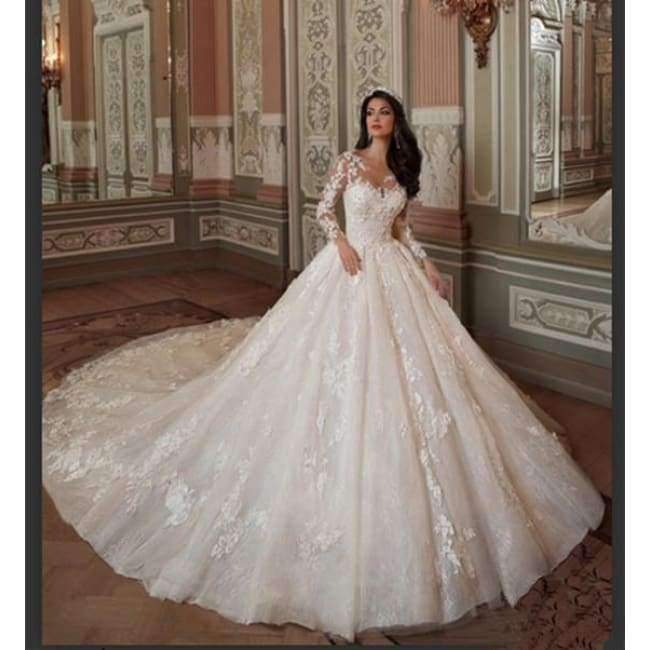 Planet Gates White / 2 / 100cm Wedding Dress  Mermaid Wedding Dresses Romantic Bride Dress Custom Made Fashionable Vestidos De Noiva Em Renda