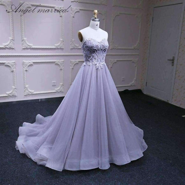 Planet Gates Beige / 2 Evening Dresses luxury  Violet prom dress formal pary dress tulle women pageant gown 2018 vestido de festa