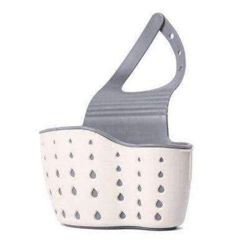 Planet Gates Beige 2018 Kitchen Portable Hanging Drain Bag Drain shelf Basket Bath Storage Gadget Tools Sink Holder Kitchen Basket Storage Tool Y10