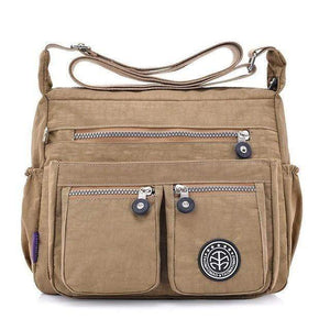 Planet Gates beige / 29x22x12cm Waterproof Nylon Women Messenger Bags Carteira Vintage Hobos Ladies Handbag Female Crossbody Bags Shoulder Bags