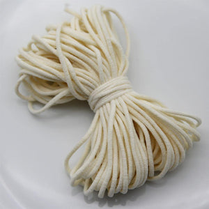 Planet Gates Beige / 3mm / 10 yards 10Yard 3MM Round Mouth Mask Elastic Band Mask Rope Rubber Band Tape Mask Ear Hanging Rope Belt String Oil Core DIY Sewing Crafts