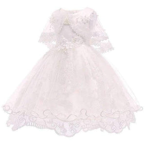 Planet Gates beige / 3T Girl Dress Party Birthday wedding princess Toddler baby Girls Christmas Clothes Children Kids Girl Dresses