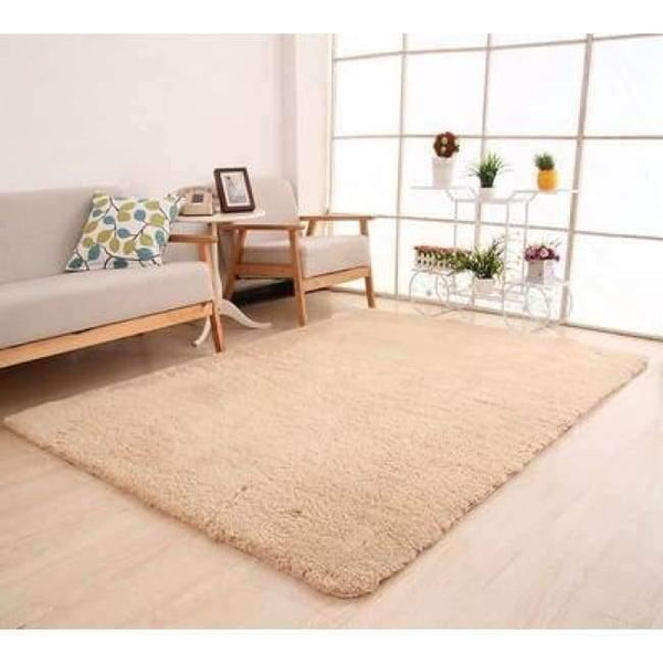 Planet Gates beige / 40 X 60CM Living Room Rug Area Solid Carpet Fluffy Soft Home Decor White Plush Carpet Bedroom Carpet Kitchen Floor Mats White Rug Tapete