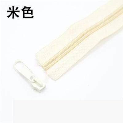 Planet Gates Beige / 5# 5Meters 5# Nylon Coil Zippers For DIY Sewing Bags Shoes Garment Accessories 24 Colors Available