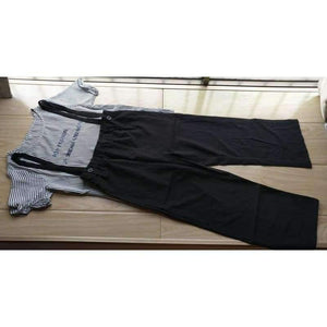 Planet Gates Beige / 6 Summer Girls Clothing Set T-shirts Pants Kids Suits Two-piece Teenage Girl Tracksuit size 6 7 8 9 10 11 12 13 14 years