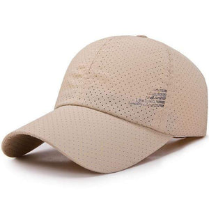 Planet Gates Beige Baseball Cap Quick Drying Hats Men Women Summer Unisex Breathable Sport Pure Color Snapback Hat Bone Baseball Hat