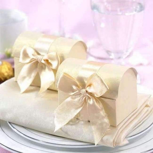 Planet Gates Beige Boxes Popular Wedding Treasure Chest Favor Boxes, Bridal Shower Chocolate Box 100pcs