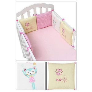 Planet Gates Beige / China 6Pcs Infant Baby Bedding Bumper Newborn Crib Bumper Baby Bed Protector Toddler Cartoon Crib Bedding Bumper in the Crib for Baby