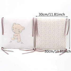 Planet Gates Beige / China 6Pcs Infant Baby Bedding Bumper Newborn Crib Bumper Baby Bed Protector Toddler Cartoon Crib Bedding Bumper in the Crib for Baby
