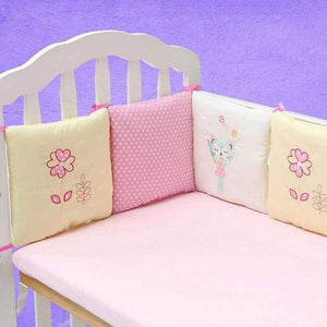Planet Gates Beige / China 6Pcs Infant Baby Bedding Bumper Newborn Crib Bumper Baby Bed Protector Toddler Cartoon Crib Bedding Bumper in the Crib for Baby