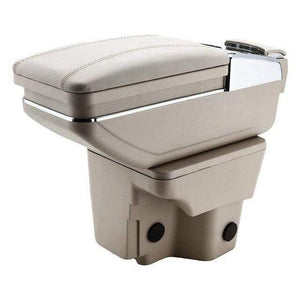 Planet Gates Beige / China Armrest Box For Kia Rio 3 2011-2016 PU Leather Central Container Storage Box Car Styling Accessories