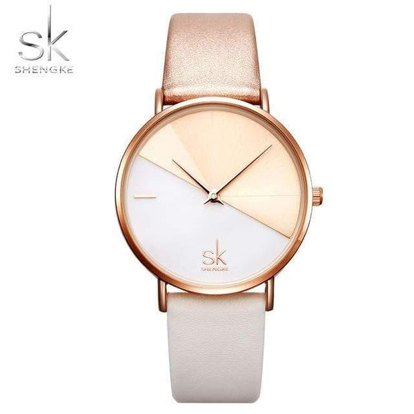 Planet Gates beige / China Women's Watches Fashion Leather Wrist Watch Vintage Ladies Watch Irregular Clock Mujer Bayan Kol Saati Montre Feminino