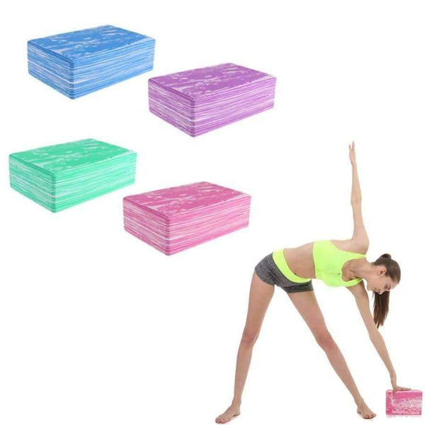 Planet Gates Beige Eco-friendly Yoga Block Foam Brick Pilates Sports Exercise Gym Workout Stretch 4 Colors Fitness Body Building Yoga Blocks