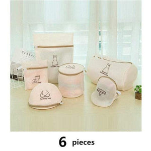 1 Set Mesh Washing Machine Laundry Bag With Multiple Style For Wahing Clothes Foldable Underwear Bra Socks Laundry Wash Bags Kit