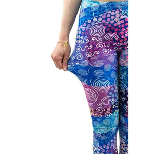 Planet Gates Beige Fashion Print Women Pants High Waist Leggings Women Workout Leggins Slim Elastic Plus Size Female Legging Trousers Legins