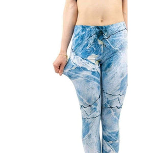 Planet Gates Beige Fashion Print Women Pants High Waist Leggings Women Workout Leggins Slim Elastic Plus Size Female Legging Trousers Legins