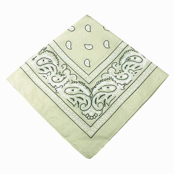 Fashion Women Cotton Bandana Scarf Square Female Bandanas 55cm*55cm Headwear Rock Girls Head Scarf Headbands Hair Accessories