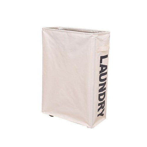 Planet Gates beige Foldable Dirty Laundry Basket with Caster Wheels Portable Dirty Clothes Organizer Storage Basket High Capacity Laundry Bags Case