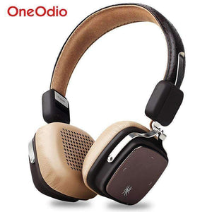 Planet Gates Beige Headphone Bluetooth Headset Headphones Bluetooth 4.1 Metal Stereo Wireless Headphones With Mic For iPhone Xiaomi Phone