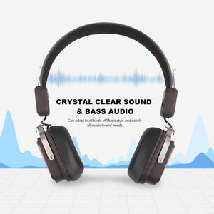 Planet Gates Beige Headphone Bluetooth Headset Headphones Bluetooth 4.1 Metal Stereo Wireless Headphones With Mic For iPhone Xiaomi Phone