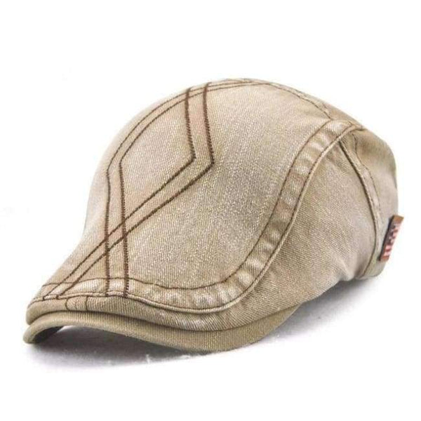 Planet Gates beige Jamont Mens Cotton Newsboy Hat Vinage Beret Cap Duckbill Visor Boina Flat Cabbie Caps Adjustable Peaked Hats With USA Flag Label