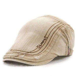 Planet Gates beige Jamont Mens Vintage Cotton Newsboy Cap Casual Adjustable Peaked Hats Boina Flat Caps Duckbill Visor British Gentleman Beret Hats