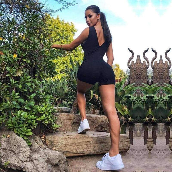 Planet Gates Beige / L Sexy Jumpsuit Plus Size Playsuit Jumpsuits For Women 2018 Summer Bodysuit Body Feminino One Piece Overalls Jumpsuit New