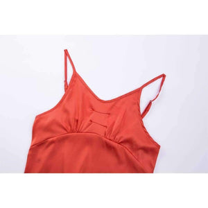 Planet Gates Beige / L Under Dress For Women Anti Emptied Intimates Everyday Slip Dresses Spaghetti Cami Underdress