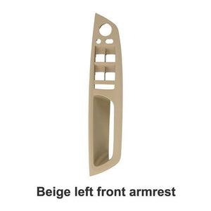 Planet Gates Beige left front Armrest Car Left Front Driver's Seat LHD Interior Door Handle Inner Panel Pull Trim Cover for BMW E70 E71 E72 X5 X6 2007-2014