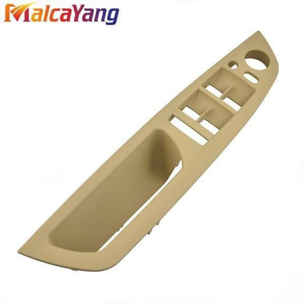 Planet Gates Beige Left Right Side Inner Interior Armrest Door Panel Handle Pull Trim Cover For BMW E70 X5 E71 X6