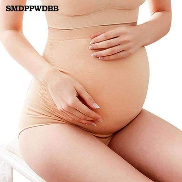 Planet Gates Beige / M Maternity Panties for Pregnant Women Underwear High Waist Briefs Pregnancy Intimates Abdominal Support Belly Band