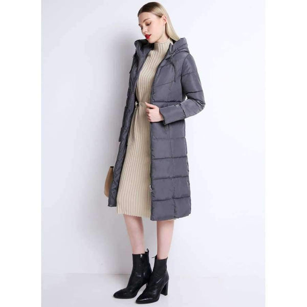 Planet Gates Beige / M Winter Jackets Coats Women's Long Warm Thickening Hooded Parka Female Befree Outerwear Coats Vintage Parks Jaqueta Feminina