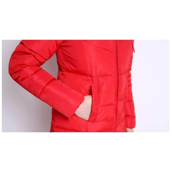 Planet Gates Beige / M Winter Jackets Coats Women's Long Warm Thickening Hooded Parka Female Befree Outerwear Coats Vintage Parks Jaqueta Feminina