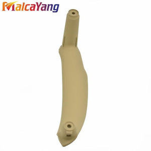 Planet Gates Beige(on the left) Left Right Side Inner Interior Armrest Door Panel Handle Pull Trim Cover For BMW E70 X5 E71 X6