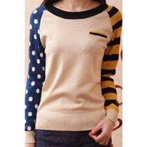 Planet Gates Beige / S Candy Color New O-Neck Autumn Women Sweater Long Sleeve Pullovers Knitting Casual Sweaters pull femme sudaderas jumper