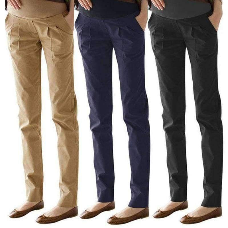 Planet Gates Beige / S Cotton Pregnant Pants Maternity Clothes For Pregnant Women Trousers Pregnancy Pant Gestante Pantalones Embarazada Clothing