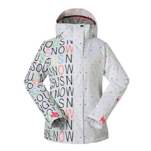 Planet Gates Beige / S Womens Ski Suits Ladies Ski Jacket And Pants Waterproof Warm Cross Country Skiing And Snowboarding Jackets