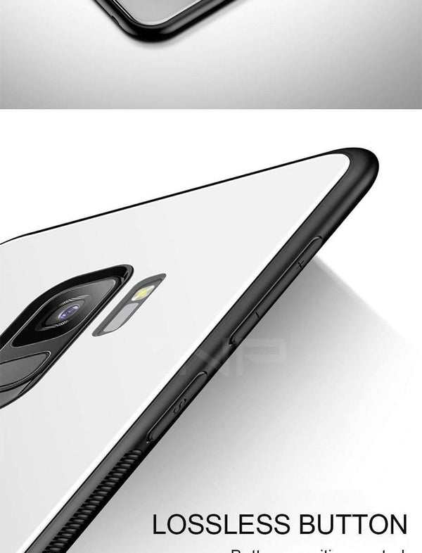 Planet Gates Beige / S8 ZNP Luxury Tempered Glass Phone Case For Samsung Galaxy S9 S8 Plus Back Glass Cover Cases For Samsung S9 S8 Note 8 Case Shell