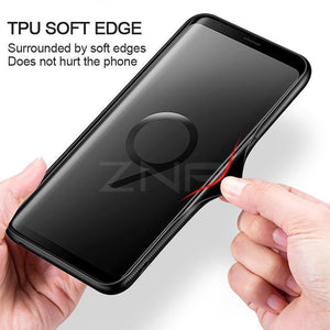 Planet Gates Beige / S8 ZNP Luxury Tempered Glass Phone Case For Samsung Galaxy S9 S8 Plus Back Glass Cover Cases For Samsung S9 S8 Note 8 Case Shell