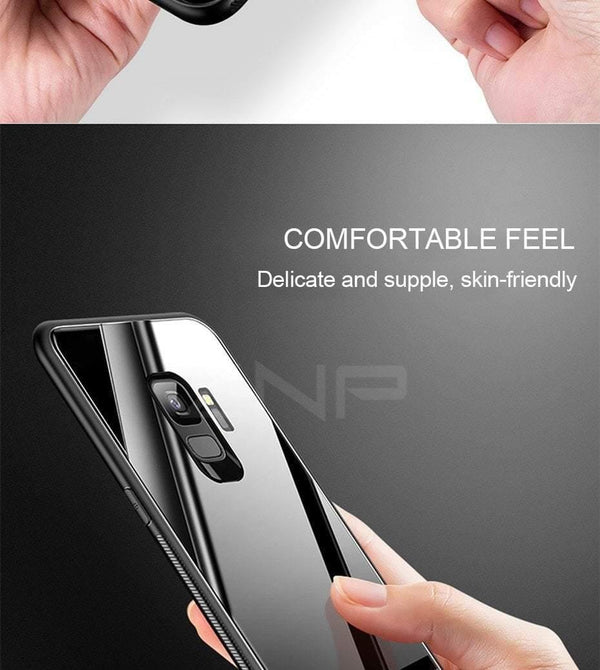Planet Gates Beige / S8 ZNP Luxury Tempered Glass Phone Case For Samsung Galaxy S9 S8 Plus Back Glass Cover Cases For Samsung S9 S8 Note 8 Case Shell