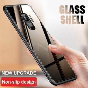 ZNP Luxury Tempered Glass Phone Case For Samsung Galaxy S9 S8 Plus Back Glass Cover Cases For Samsung S9 S8 Note 8 Case Shell - Planet Gates