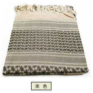 Planet Gates Beige Scarves Men Winter Military Keffiyeh Windproof Scarf  Hijab Shemagh Tactical Desert Square Wargame